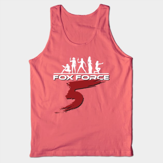 Fox Force Five Tank Top by MindsparkCreative